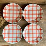 4 Moulin Des Loups “dishcloth” flat plates