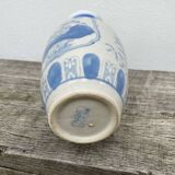 Asian blue and white ceramic vase