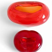 Post-Modern Murano Glass Heart Vases by Maria Christina Hamel, 1990s