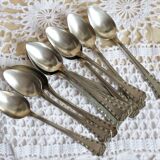 Art Deco silver-plated cutlery, silver-plated cutlery set.