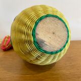 Vintage scoubidou bottle