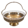 Very pretty compote / footed bowl with handle, with retro and elegant charm.