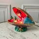 Ceramic table lamp vallauris model "moule" 70s
