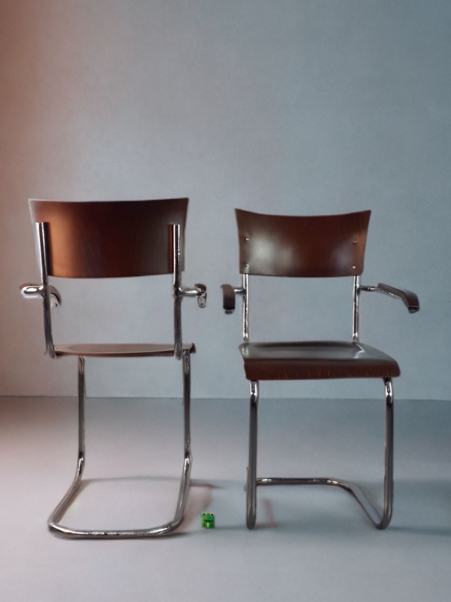 Paire de chaises Mücke Melder, Bauhaus Tchèque 1930s
