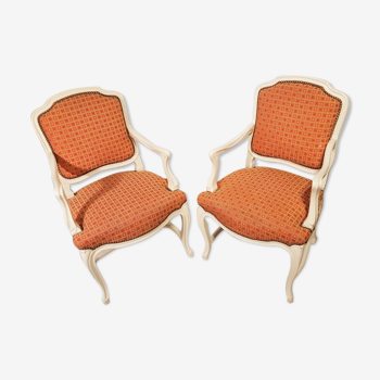 pair of Louis XV armchairs