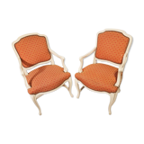 Paire de fauteuils Louis XV