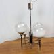 4-light chandelier by Sciolari from the 70s