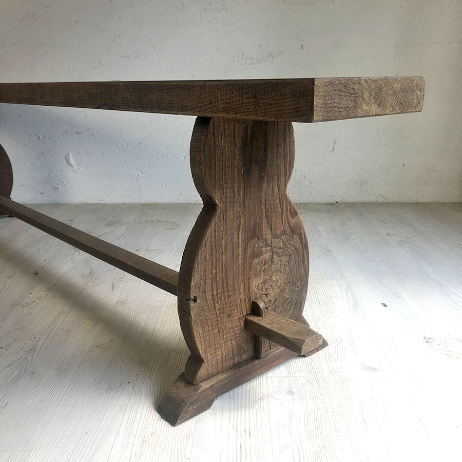 Oak farm bench