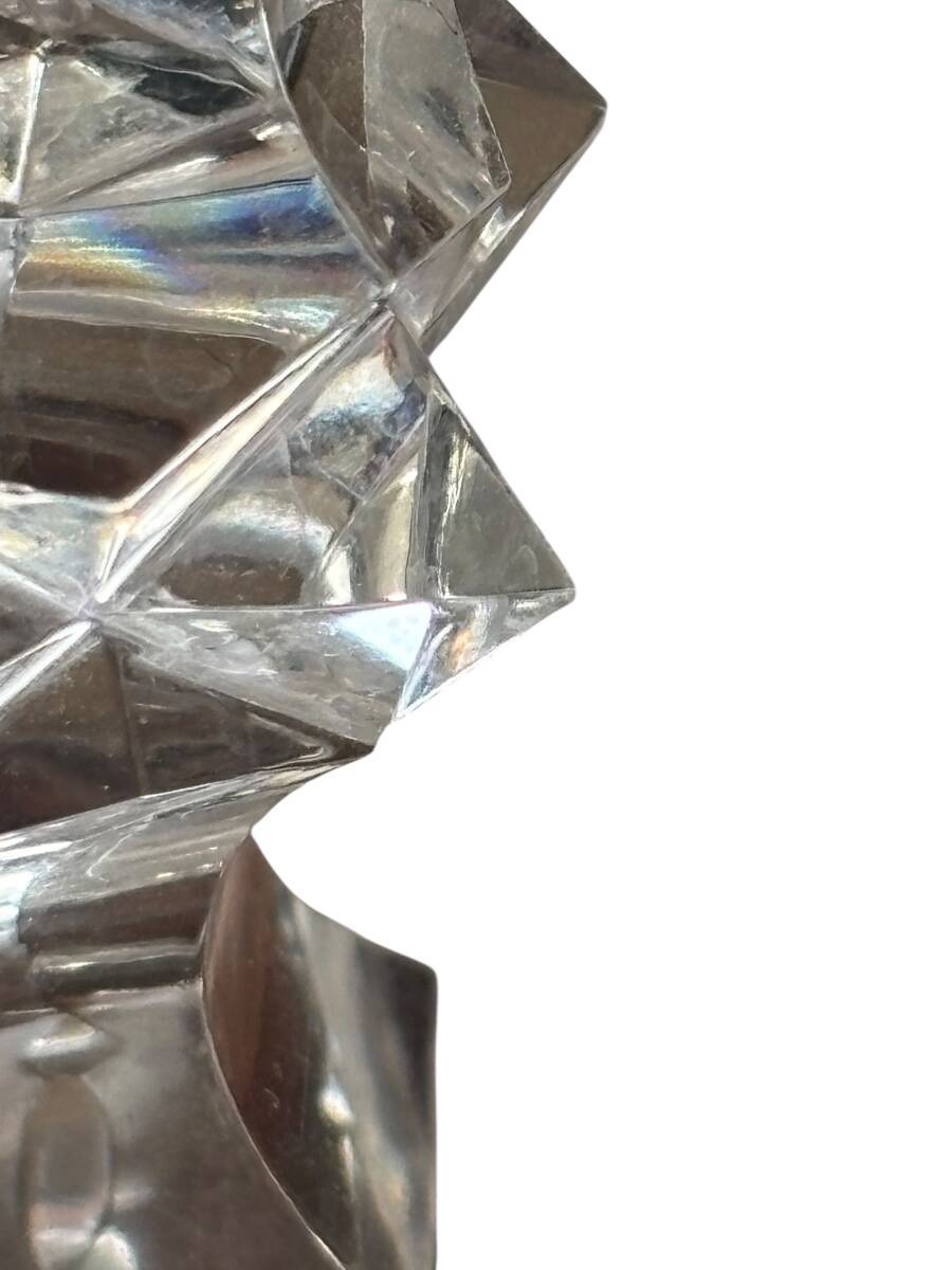 Ensemble de deux grands verres Saint Louis "Excellence", 24,9 cm de hauteur.