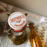 Bouteilles anciennes ambrees