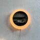 Vintage Round Hillebrand Iceglass Mirror with Lighting