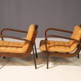 Pair of arm chairs by Karel Kozelka & Antonín Kropáček for Interier Praha