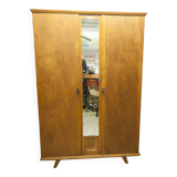 Armoire parisienne 1950 miroir 135 x 19 cm