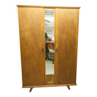 Armoire parisienne 1950 miroir 135 x 19 cm