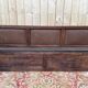Bank safe – Napoleon III style – Carved solid walnut – Leather upholstery