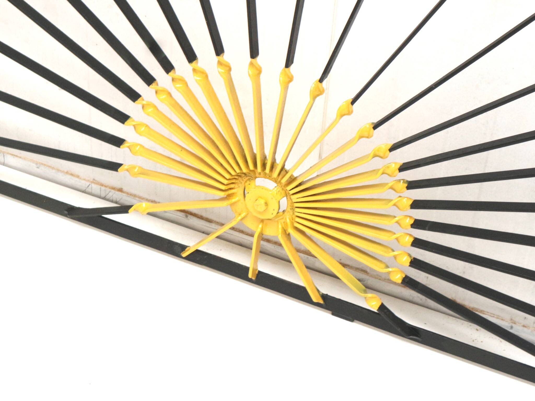 Vintage metal wall sculpture made in the 70s