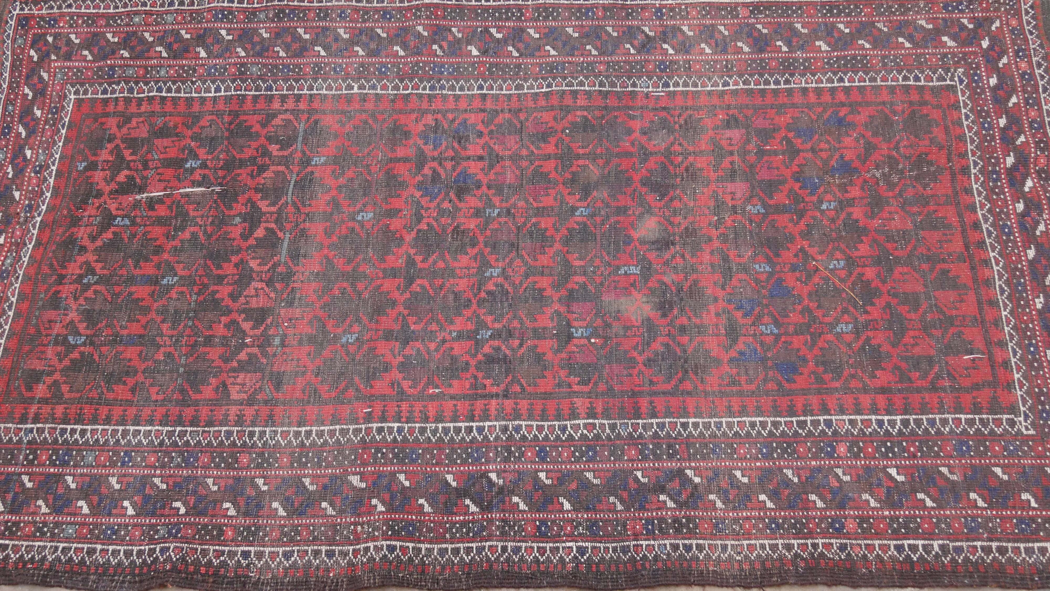 Oriental carpet handmade Persian Belouch