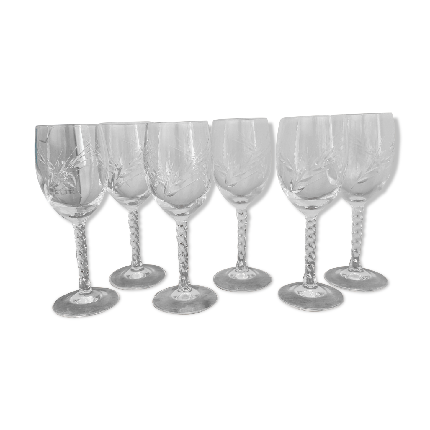 Set of 6 vintage shot glasses