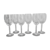 Ensemble de 6 verres à liqueur vintage