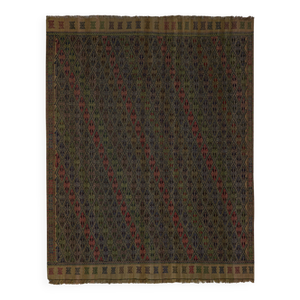 Vintage Turkish Oushak Handwoven Rug 165x217 cm