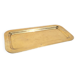 Old brass serving tray