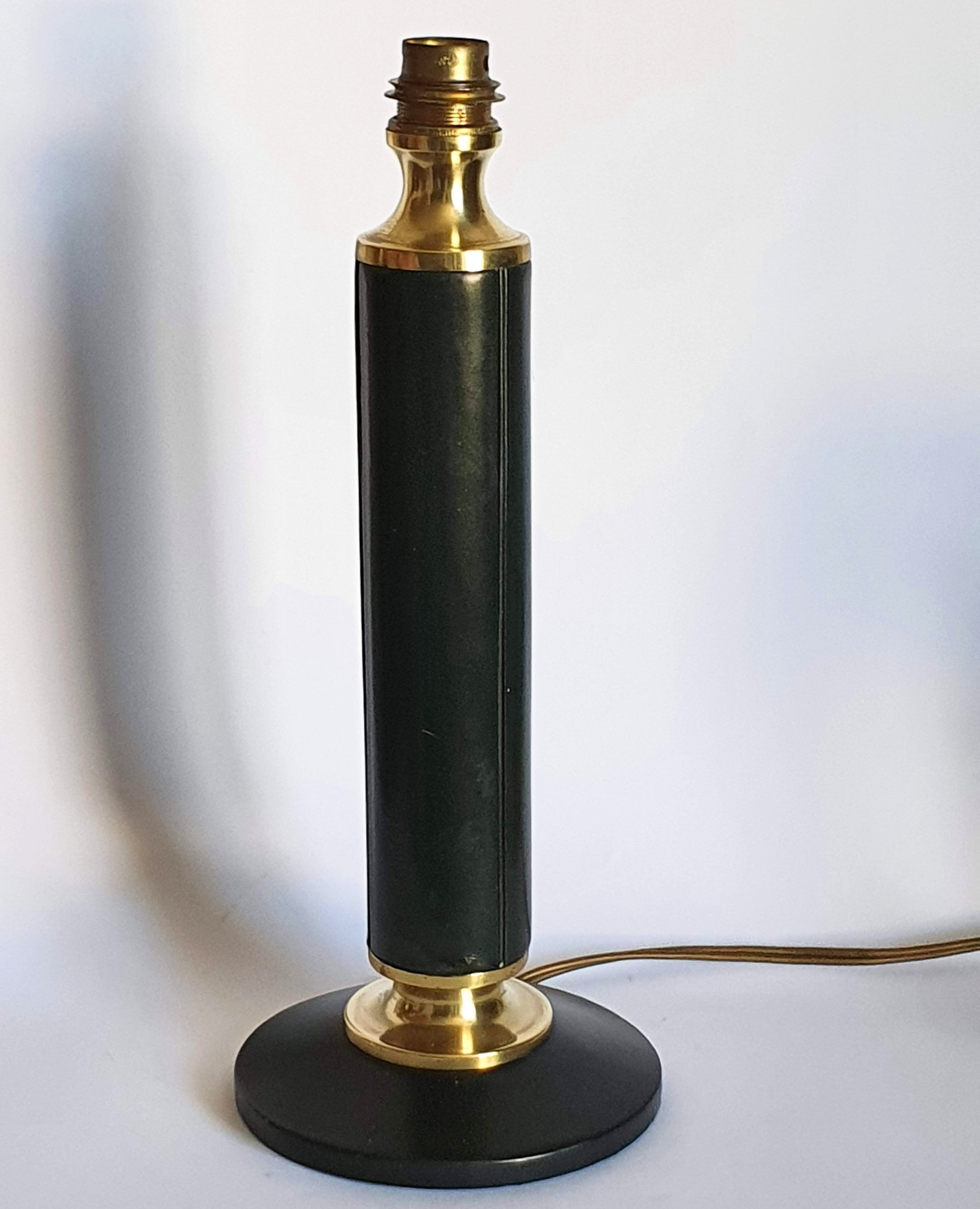 Leather lamp Le Tanneur 1950