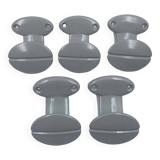 5 Gray coat hook