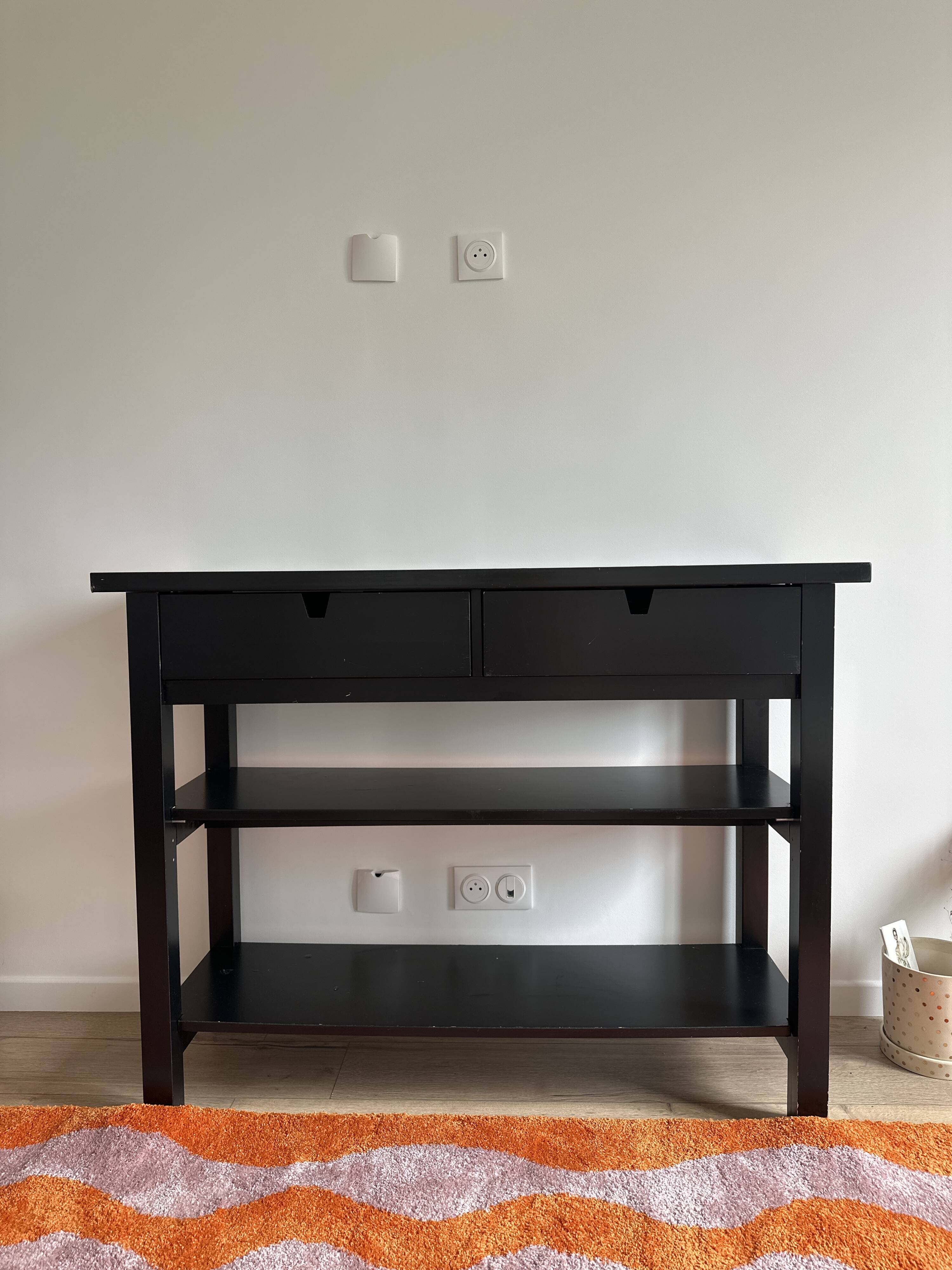 Meuble salon noir vintage