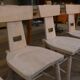 Lot de 3 chaises en hêtre 1960