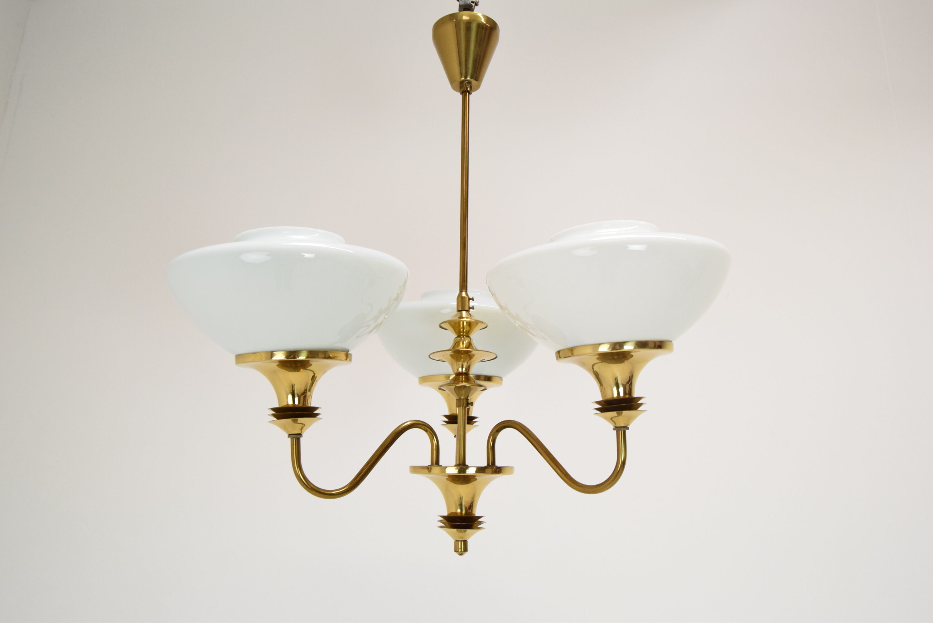 Mid-century chandelier, Czechoslovakia, 1970s