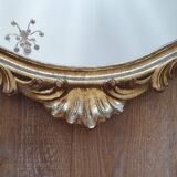 Wooden and stucco mirror 99x68cm