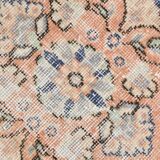 Red & Orange Large Turkish Vintage Rug, 261x351Cm