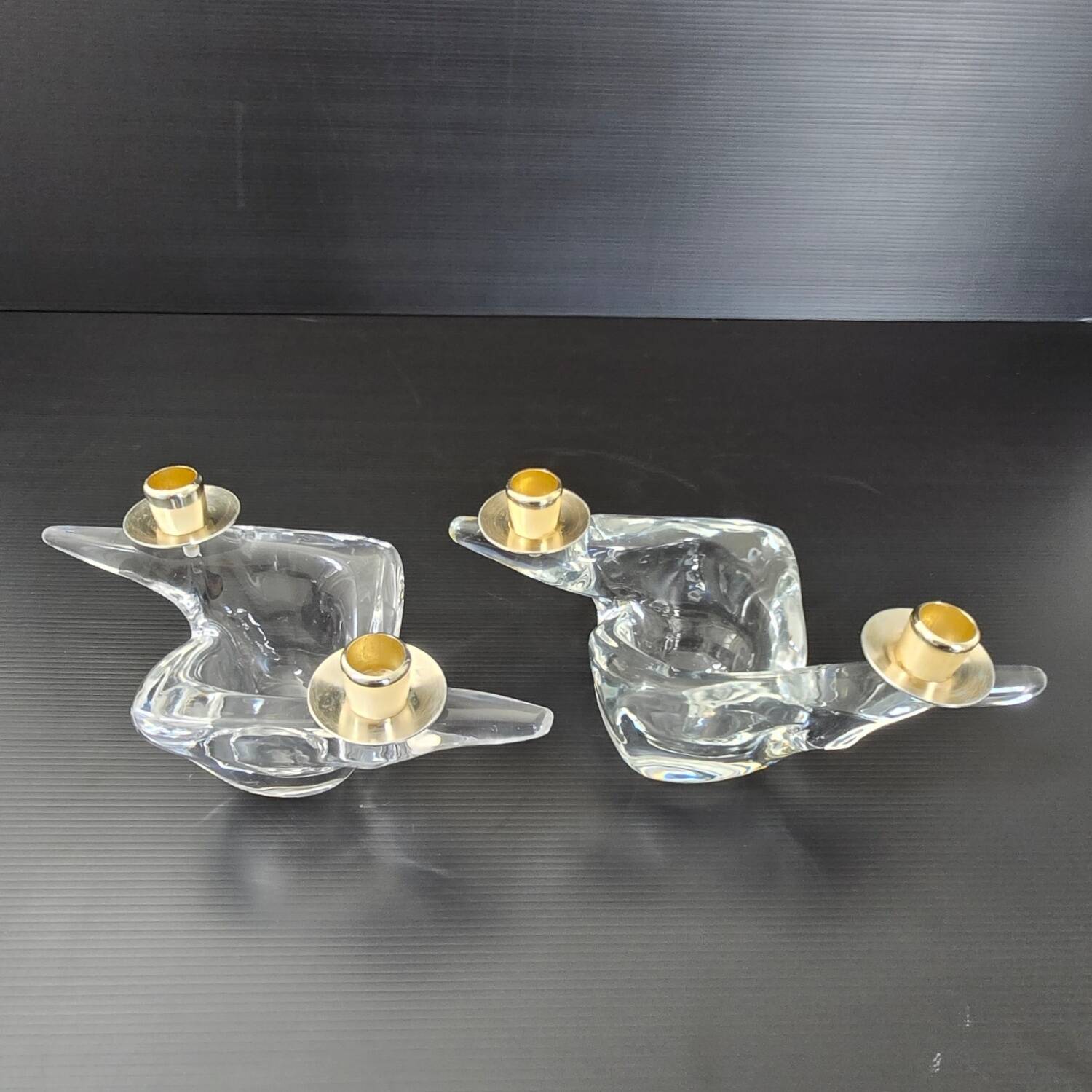 Pair of vintage candlesticks 1970