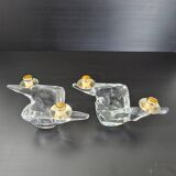 Pair of vintage candlesticks 1970