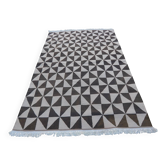 Vintage Turkish kilim, handwoven, 135x202 cm.