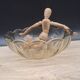 Amber salad bowl, Manage glass