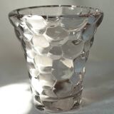 Crystal vase "honeycomb" Pierre D'Avesn