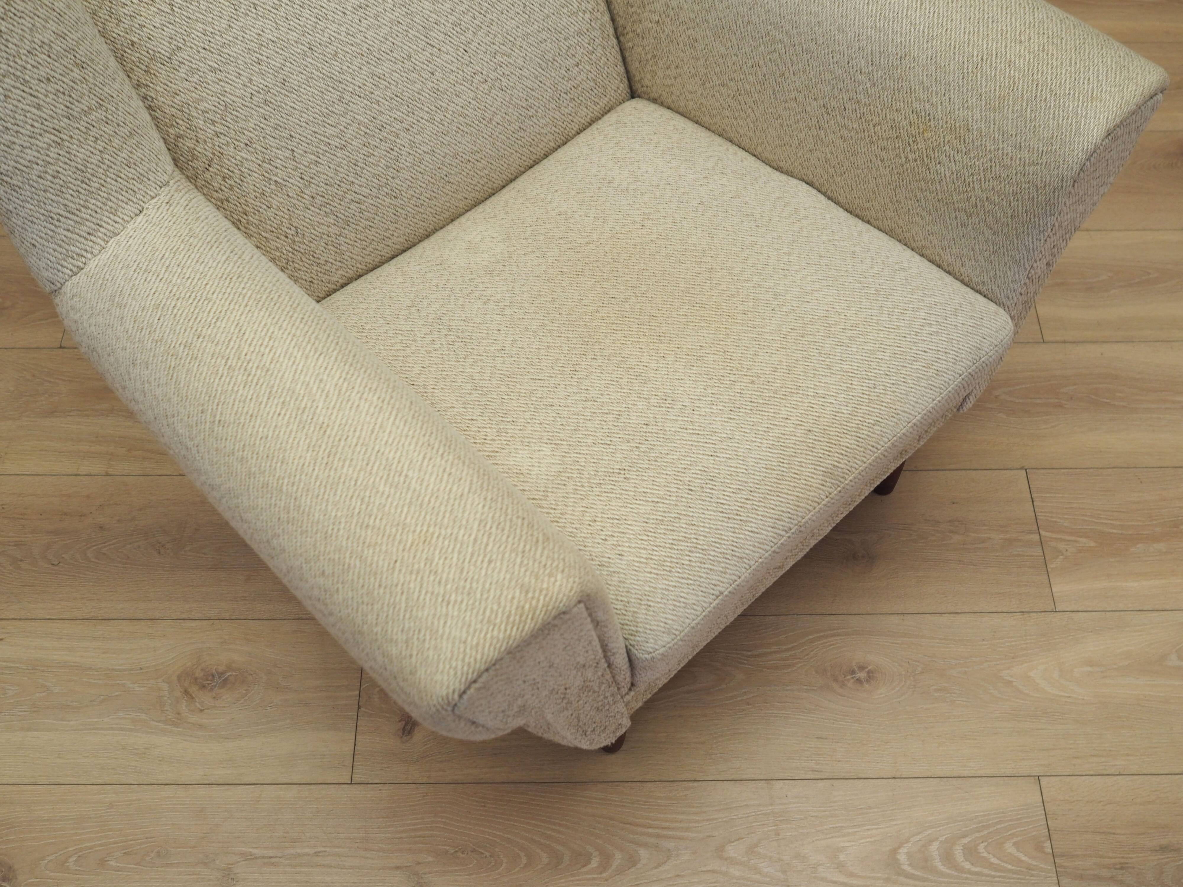 Beige armchair, Danish design, 1970s, production: Denmark