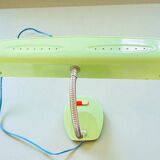 Fluorescent green office desk lamp
