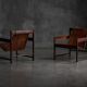 Lia lounge chairs by Sergio Rodrigues, Brazil, 1962