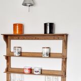 Old wall or standing shelf in solid pine