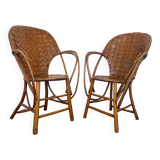Paire de fauteuils vintage