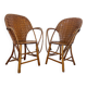 Paire de fauteuils vintage