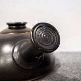 Théière en céramique noire, Franco Bucci, Italie 1978