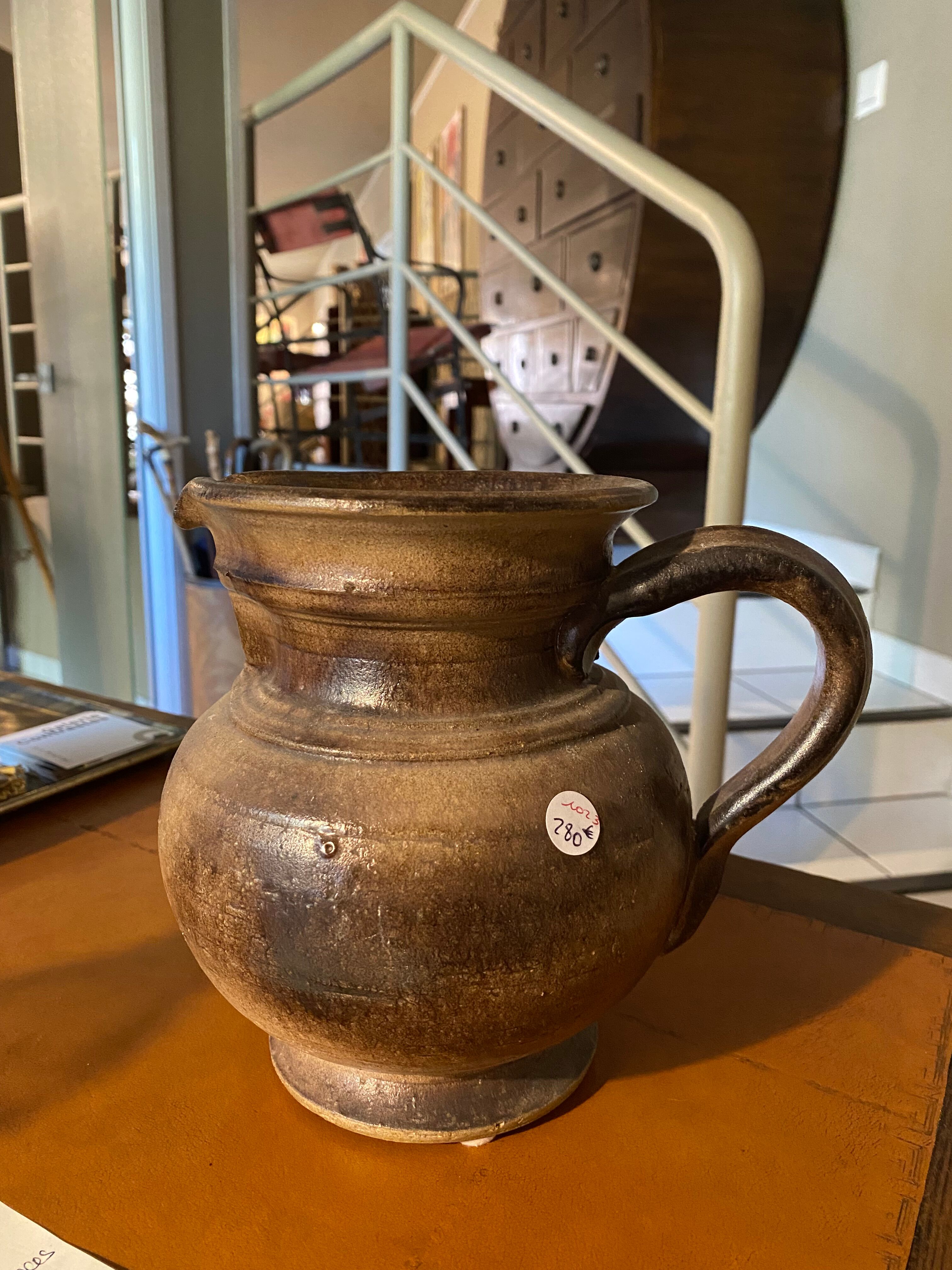 Ceramic pitcher Jean Marais