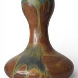 Stoneware vase from Puisaye signed by Alfred Lebret (1871-1955)