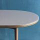 Old pink metal console