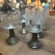 6 silver-plated glasses