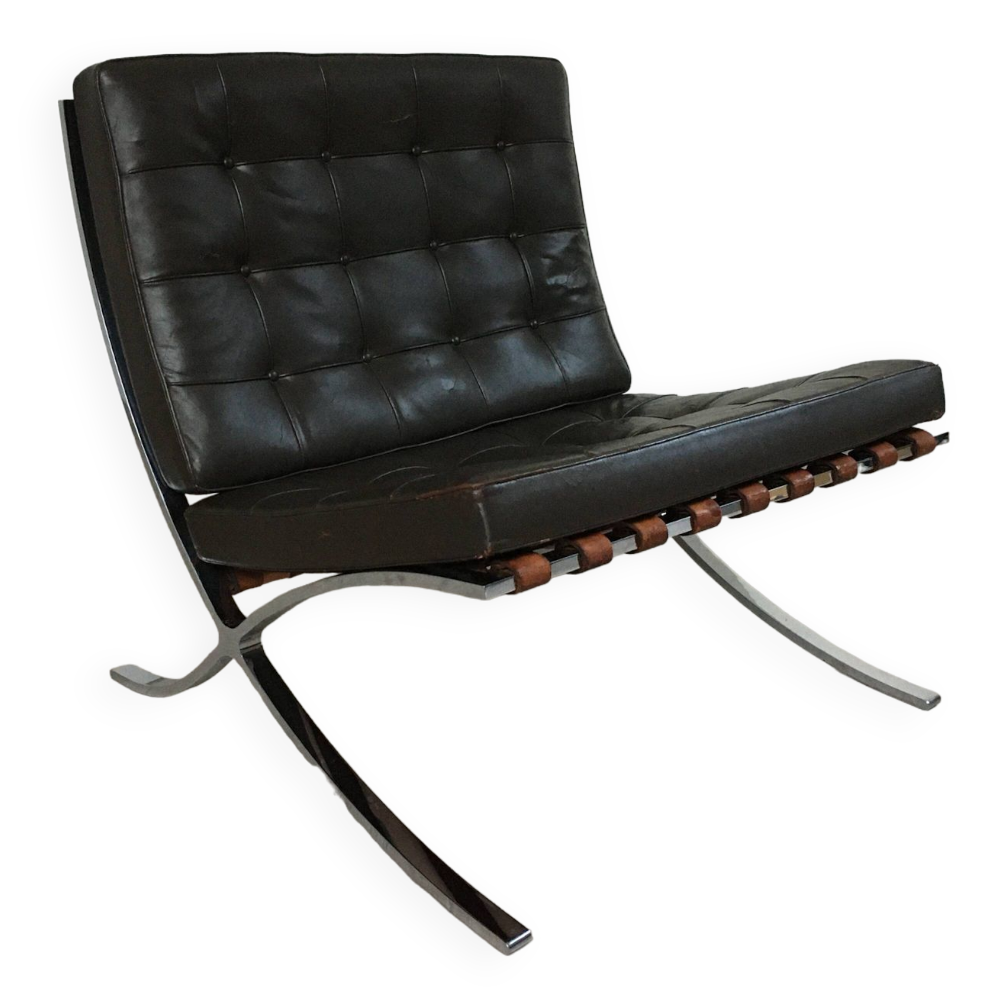 Barcelona armchair by Ludwig Mies van der Rohe for Knoll 1980