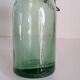 Old jar the ideal green glass